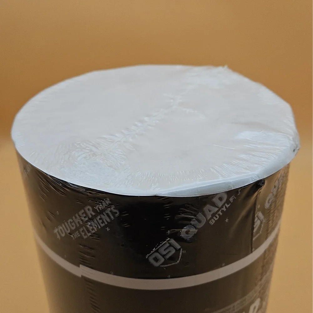 OSI Quad Butyl Flash Window Door Flashing Tape 9in x 75ft Roll Black Brand New